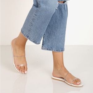 Tkees clear Gemma sandal